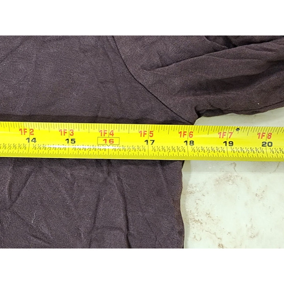 Michael Kors Womens Long Sleeve Pullover Top Brown with Leopard Print Size M - Picture 6 of 8